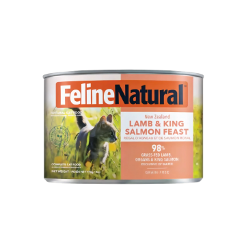 Feline Natural Canned Food Lamb & King Salmon Feast 170g x12